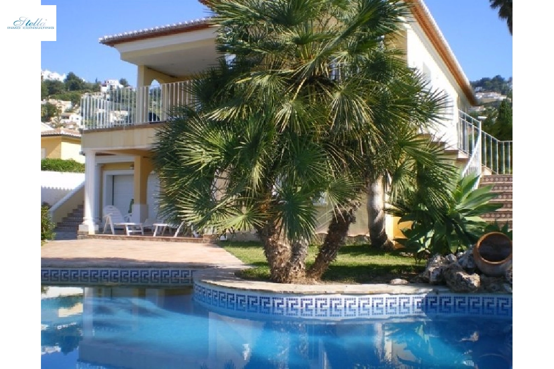 Villa in Moraira(Club Moraira) zu verkaufen, Wohnfläche 220 m², Baujahr 2000, + Fussbodenheizung, Klimaanlage, Grundstück 800 m², 4 Schlafzimmer, 3 Badezimmer, Pool, ref.: BI-MT.H-523-6