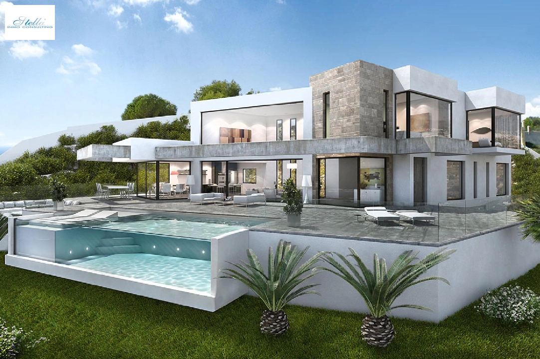 Villa in Moraira(Moraira) zu verkaufen, Wohnfläche 600 m², Grundstück 1832 m², 4 Schlafzimmer, 5 Badezimmer, Pool, ref.: HG-3252-1