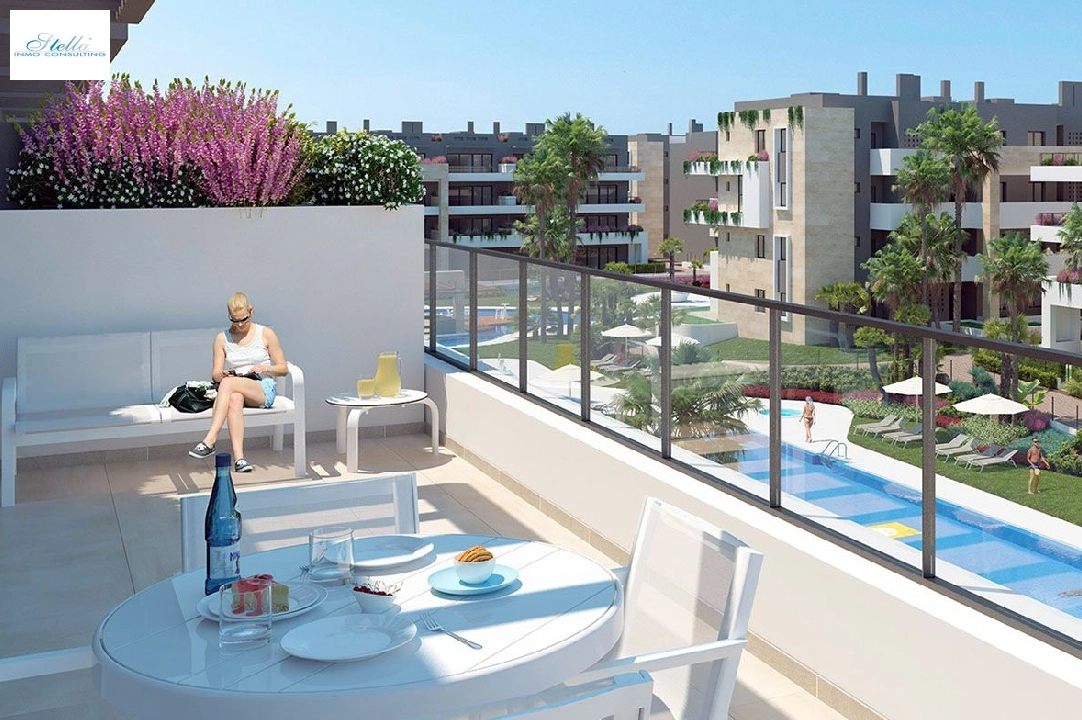 Penthouse Apartment in Playa Flamenca zu verkaufen, Wohnfläche 147 m², Zustand Erstbezug, Klimaanlage, 2 Schlafzimmer, 2 Badezimmer, Pool, ref.: HA-PFN-100-A02-6