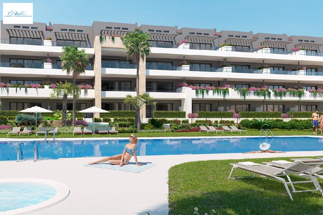 Etagen Apartment in Playa Flamenca zu verkaufen, Wohnfläche 112 m², Zustand Erstbezug, Klimaanlage, 3 Schlafzimmer, 2 Badezimmer, Pool, ref.: HA-PFN-100-A03-10