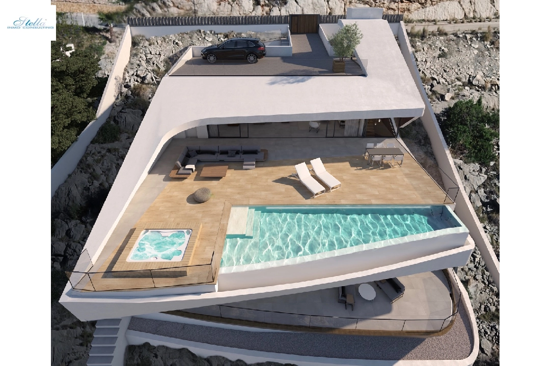 Villa in Altea(Paradiso) zu verkaufen, Wohnfläche 330 m², Baujahr 2018, Klimaanlage, Grundstück 1000 m², 4 Schlafzimmer, 4 Badezimmer, Pool, ref.: CA-H-1070-AMB-18