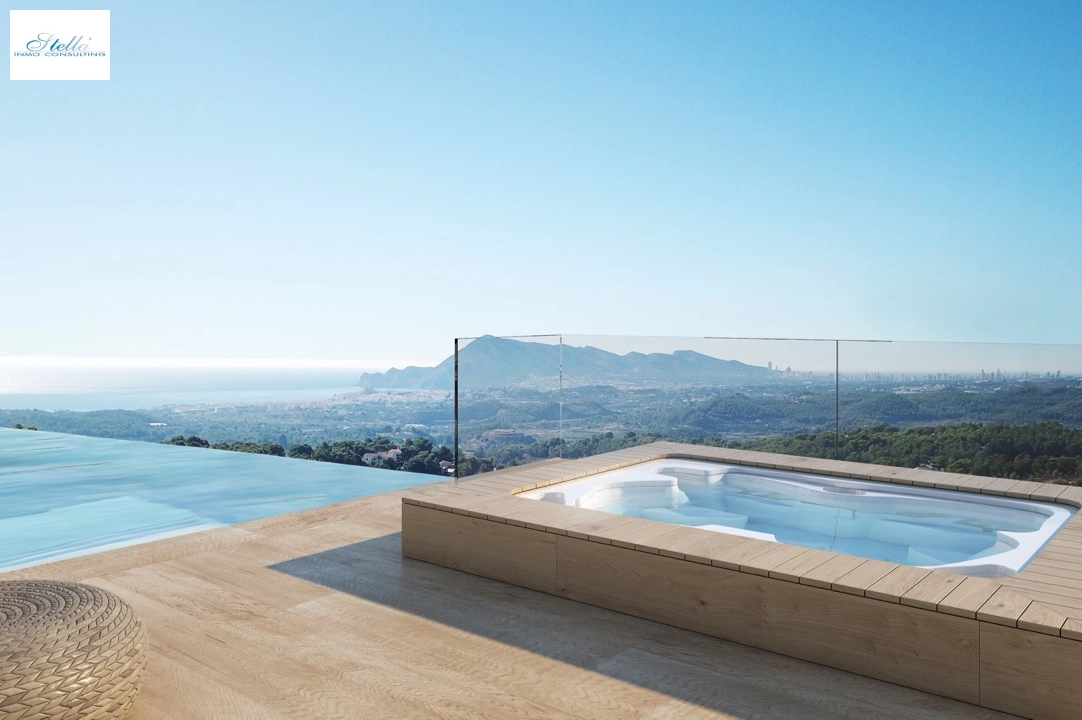 Villa in Altea(Paradiso) zu verkaufen, Wohnfläche 330 m², Baujahr 2018, Klimaanlage, Grundstück 1000 m², 4 Schlafzimmer, 4 Badezimmer, Pool, ref.: CA-H-1070-AMB-4