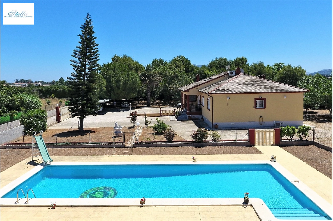 Villa in Els Poblets zu verkaufen, Wohnfläche 232 m², Baujahr 1998, + KLIMA, Klimaanlage, Grundstück 11310 m², 4 Schlafzimmer, 2 Badezimmer, Pool, ref.: GC-3119-1