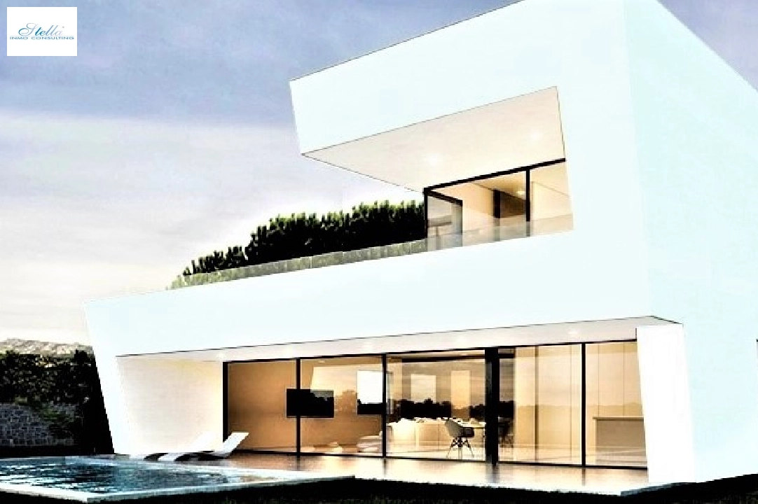 Villa in Moraira(Benimeit) zu verkaufen, Wohnfläche 185 m², Baujahr 2020, Klimaanlage, Grundstück 850 m², 4 Schlafzimmer, 3 Badezimmer, Pool, ref.: BI-MT.H-742-10