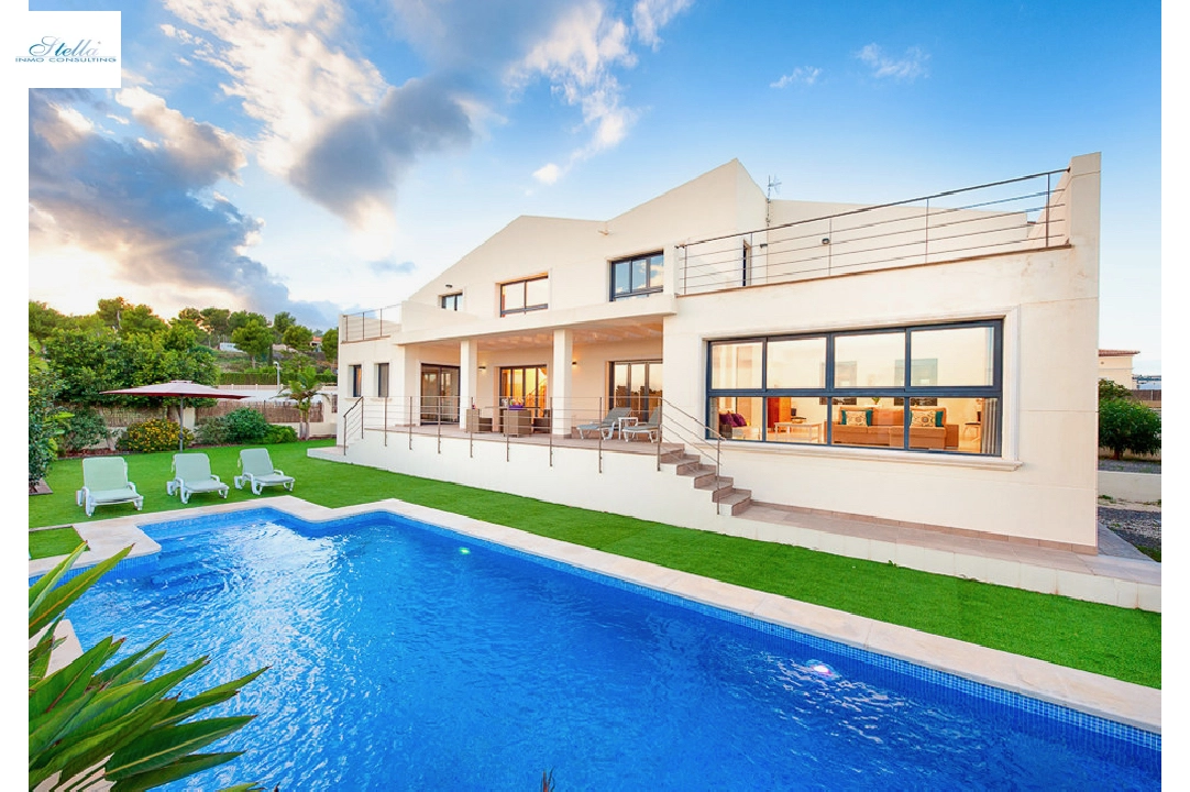 Villa in Moraira zu verkaufen, Wohnfläche 500 m², Klimaanlage, Grundstück 800 m², 4 Schlafzimmer, 3 Badezimmer, Pool, ref.: CA-H-1289-AMB-1