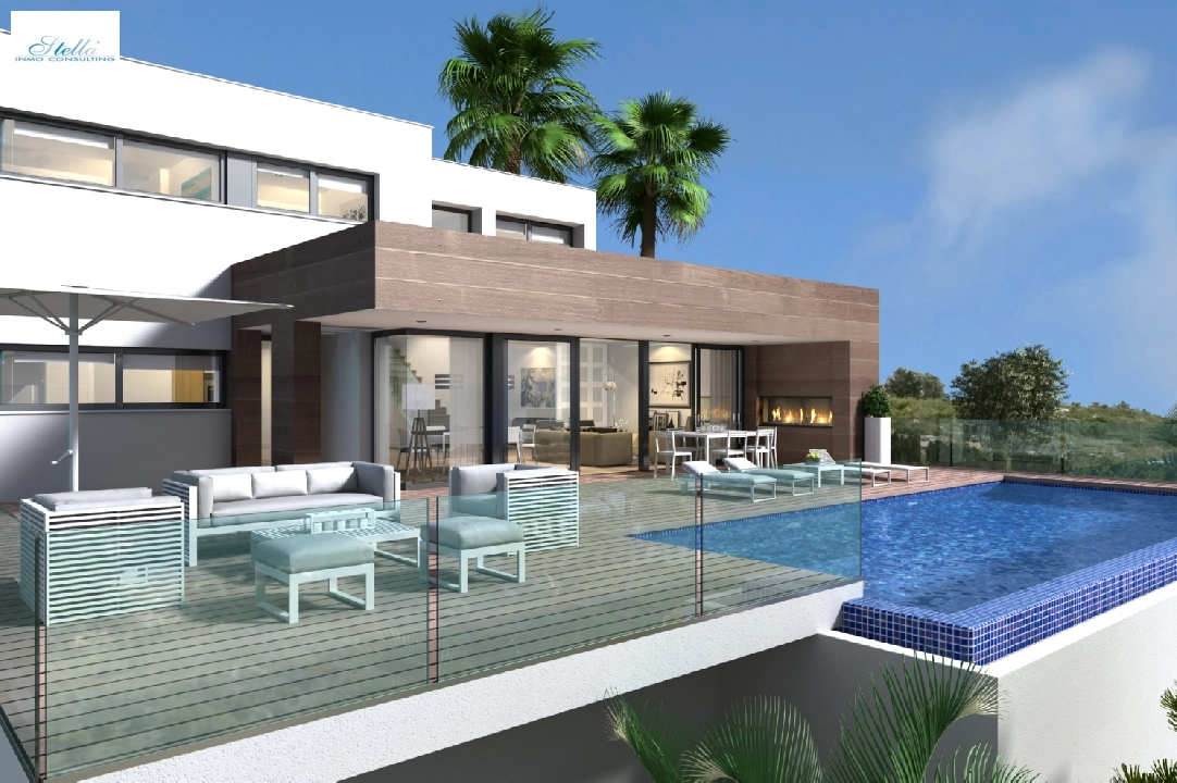 Villa in Cumbre del Sol(Residencial Plus Jazmines) zu verkaufen, Wohnfläche 239 m², Grundstück 932 m², 3 Schlafzimmer, 4 Badezimmer, Pool, ref.: VA-AJ093-1