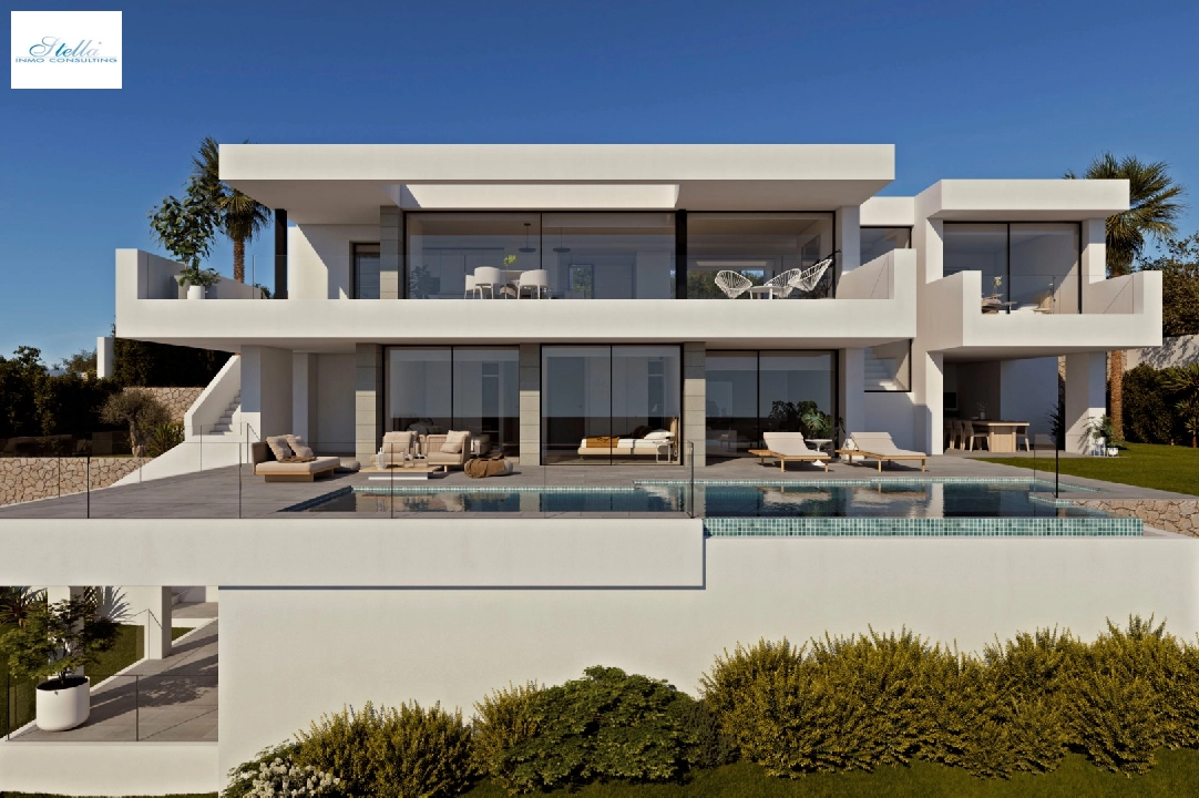 Villa in Cumbre del Sol(Residencial Plus Jazmines) zu verkaufen, Wohnfläche 242 m², Grundstück 1158 m², 3 Schlafzimmer, 5 Badezimmer, Pool, ref.: VA-AJ244-1