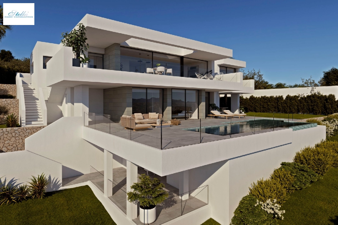 Villa in Cumbre del Sol(Residencial Plus Jazmines) zu verkaufen, Wohnfläche 242 m², Grundstück 1158 m², 3 Schlafzimmer, 5 Badezimmer, Pool, ref.: VA-AJ244-2