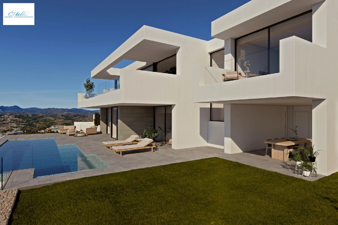 Villa in Cumbre del Sol(Residencial Plus Jazmines) zu verkaufen, Wohnfläche 242 m², Grundstück 1158 m², 3 Schlafzimmer, 5 Badezimmer, Pool, ref.: VA-AJ244-3