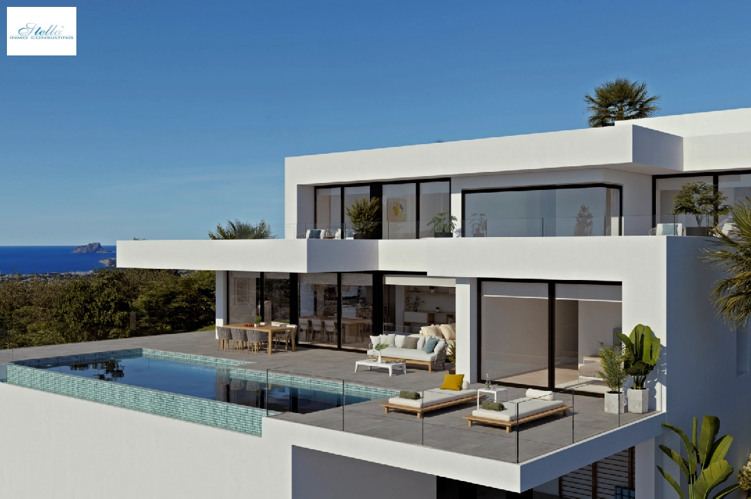 Villa in Cumbre del Sol(Residencial Plus Jazmines) zu verkaufen, Wohnfläche 277 m², Grundstück 1087 m², 4 Schlafzimmer, 5 Badezimmer, Pool, ref.: VA-AJ021-2