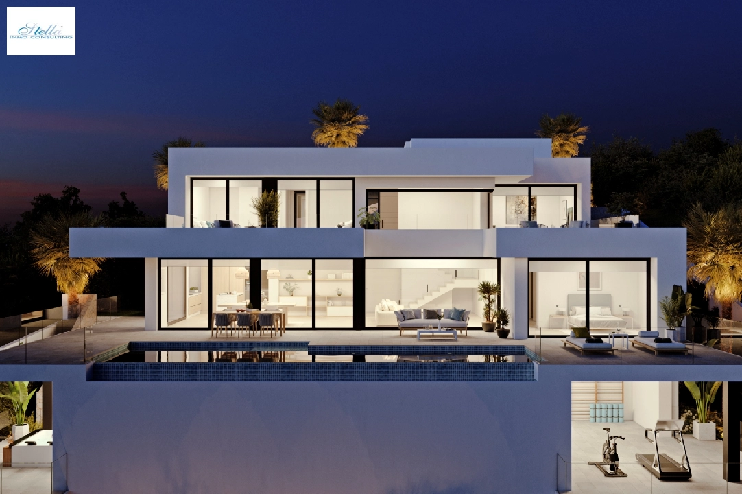 Villa in Cumbre del Sol(Residencial Plus Jazmines) zu verkaufen, Wohnfläche 277 m², Grundstück 1087 m², 4 Schlafzimmer, 5 Badezimmer, Pool, ref.: VA-AJ021-3