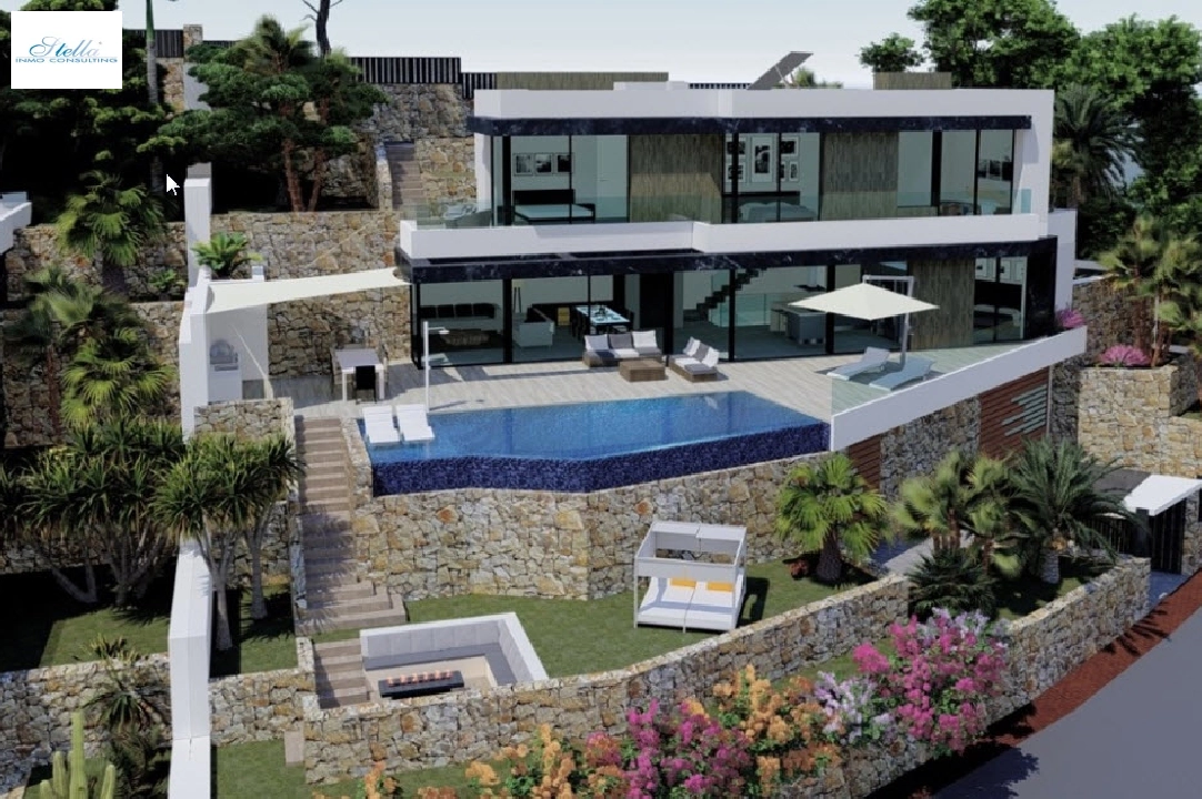 Villa in Calpe(Maryvilla) zu verkaufen, Wohnfläche 349 m², Klimaanlage, Grundstück 630 m², 4 Schlafzimmer, 4 Badezimmer, ref.: BP-3231CAL-2