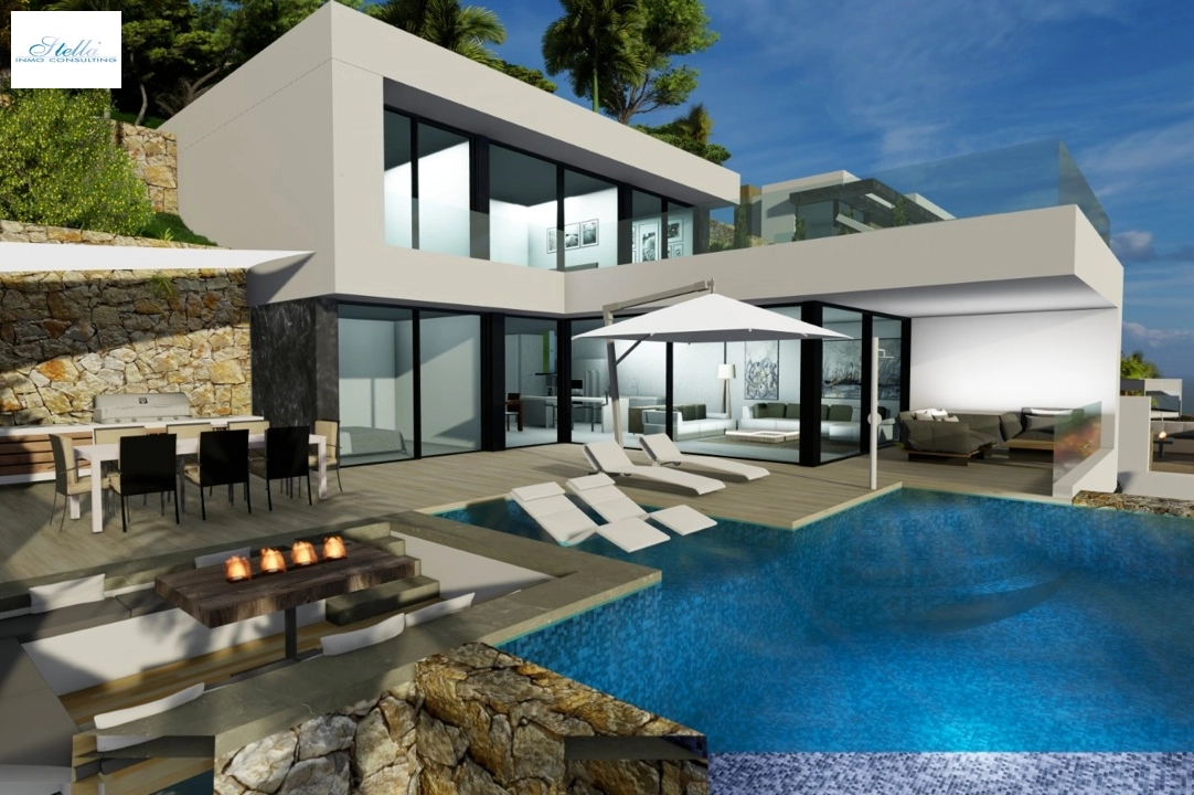 Villa in Calpe(Maryvilla) zu verkaufen, Wohnfläche 440 m², Klimaanlage, Grundstück 637 m², 4 Schlafzimmer, 6 Badezimmer, ref.: BP-3230CAL-2