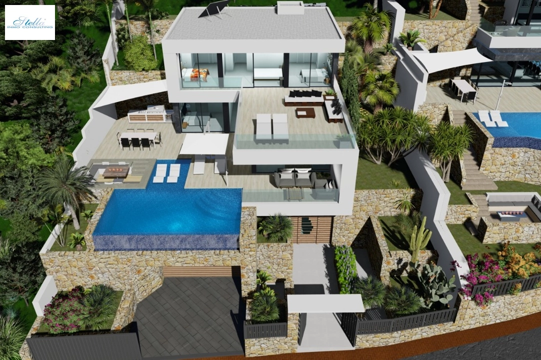 Villa in Calpe(Maryvilla) zu verkaufen, Wohnfläche 440 m², Klimaanlage, Grundstück 637 m², 4 Schlafzimmer, 6 Badezimmer, ref.: BP-3230CAL-5