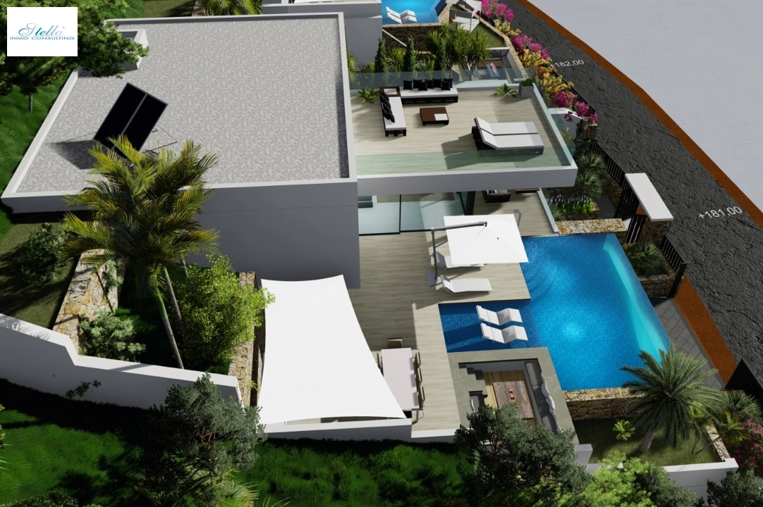Villa in Calpe(Maryvilla) zu verkaufen, Wohnfläche 440 m², Klimaanlage, Grundstück 637 m², 4 Schlafzimmer, 6 Badezimmer, ref.: BP-3230CAL-6