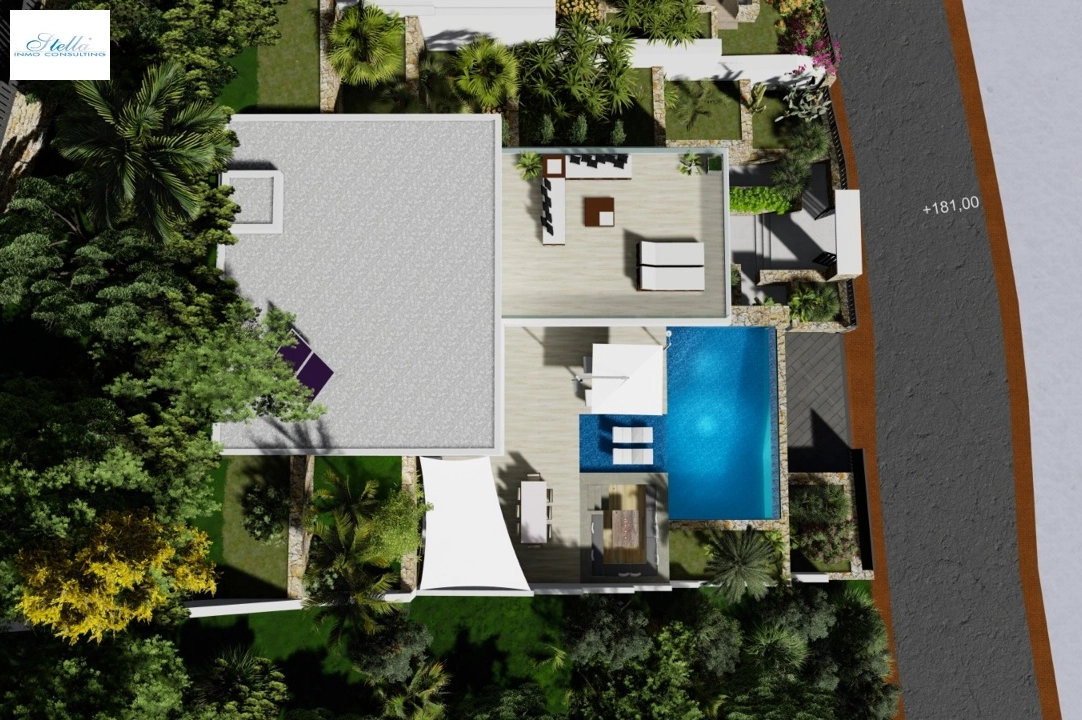 Villa in Calpe(Maryvilla) zu verkaufen, Wohnfläche 440 m², Klimaanlage, Grundstück 637 m², 4 Schlafzimmer, 6 Badezimmer, ref.: BP-3230CAL-8