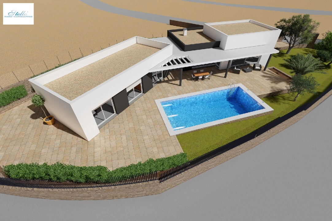 Villa in Moraira zu verkaufen, Wohnfläche 251 m², Klimaanlage, Grundstück 1030 m², 3 Schlafzimmer, 2 Badezimmer, Pool, ref.: CA-H-1351-AMB-2