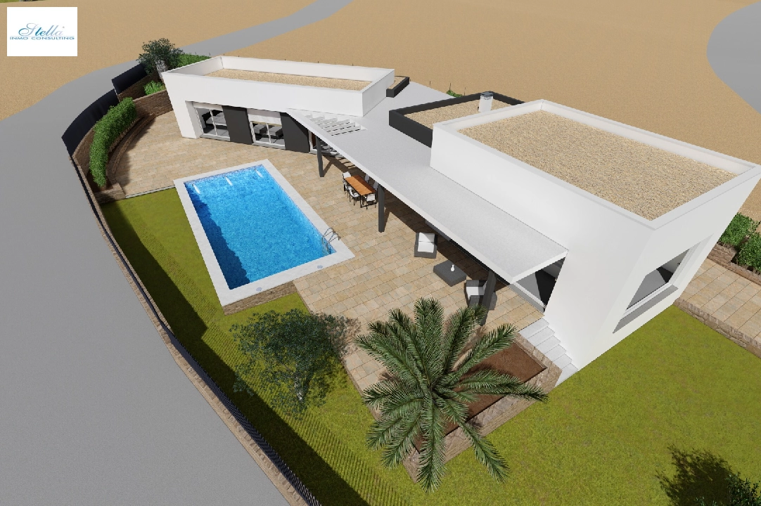 Villa in Moraira zu verkaufen, Wohnfläche 251 m², Klimaanlage, Grundstück 1030 m², 3 Schlafzimmer, 2 Badezimmer, Pool, ref.: CA-H-1351-AMB-7