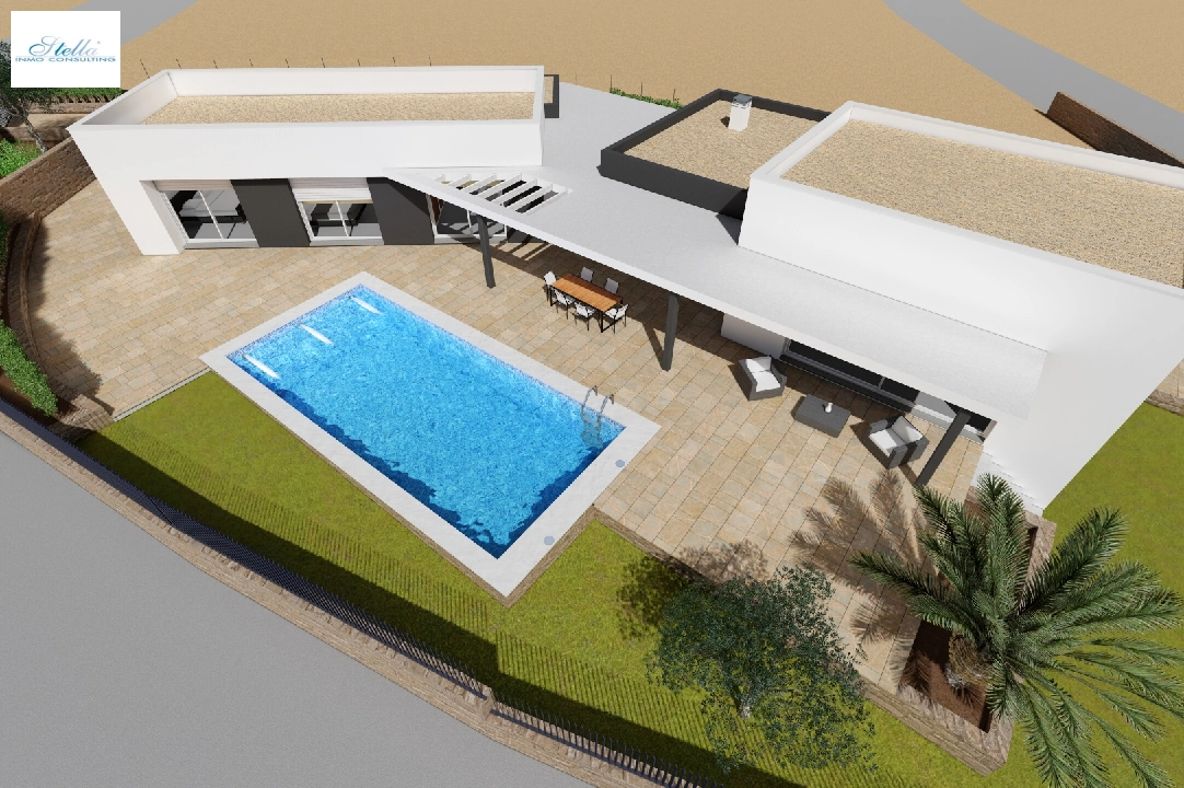 Villa in Moraira zu verkaufen, Wohnfläche 251 m², Klimaanlage, Grundstück 1030 m², 3 Schlafzimmer, 2 Badezimmer, Pool, ref.: CA-H-1351-AMB-8