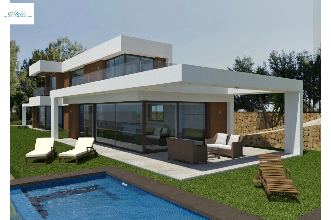 Villa in Javea(Valle del Sol) zu verkaufen, Wohnfläche 199 m², Klimaanlage, Grundstück 1276 m², 3 Schlafzimmer, 3 Badezimmer, ref.: BP-3373JAV-1