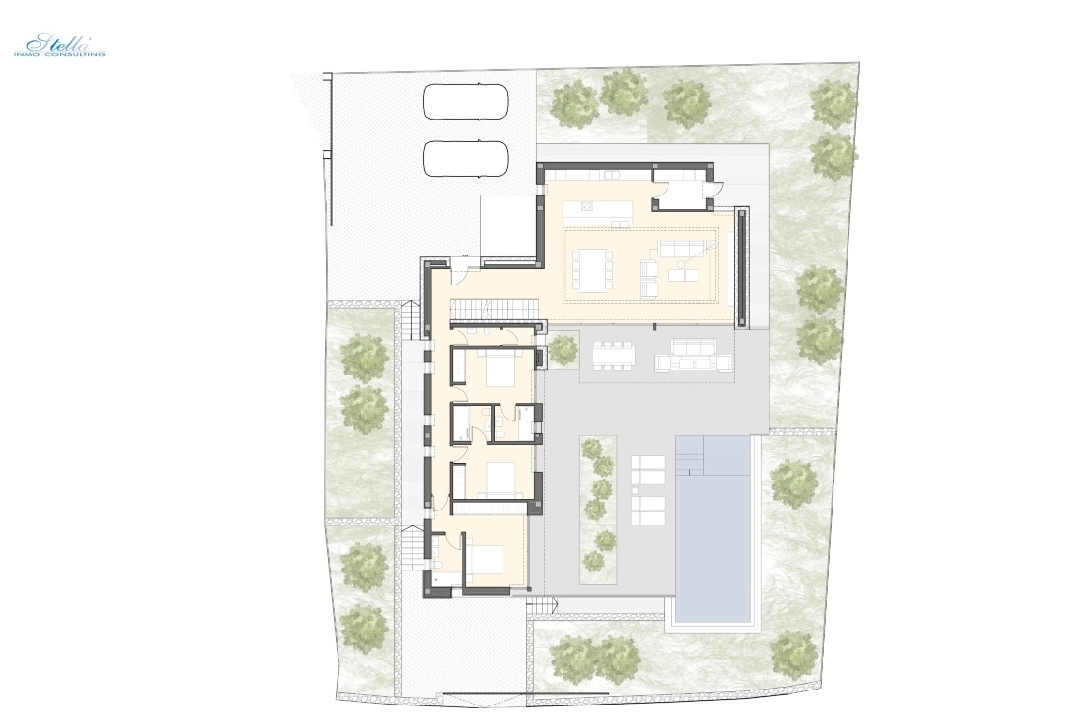 Villa in Moraira(Moravit) zu verkaufen, Wohnfläche 322 m², Klimaanlage, Grundstück 939 m², 4 Schlafzimmer, 4 Badezimmer, ref.: BP-3376MOR-8