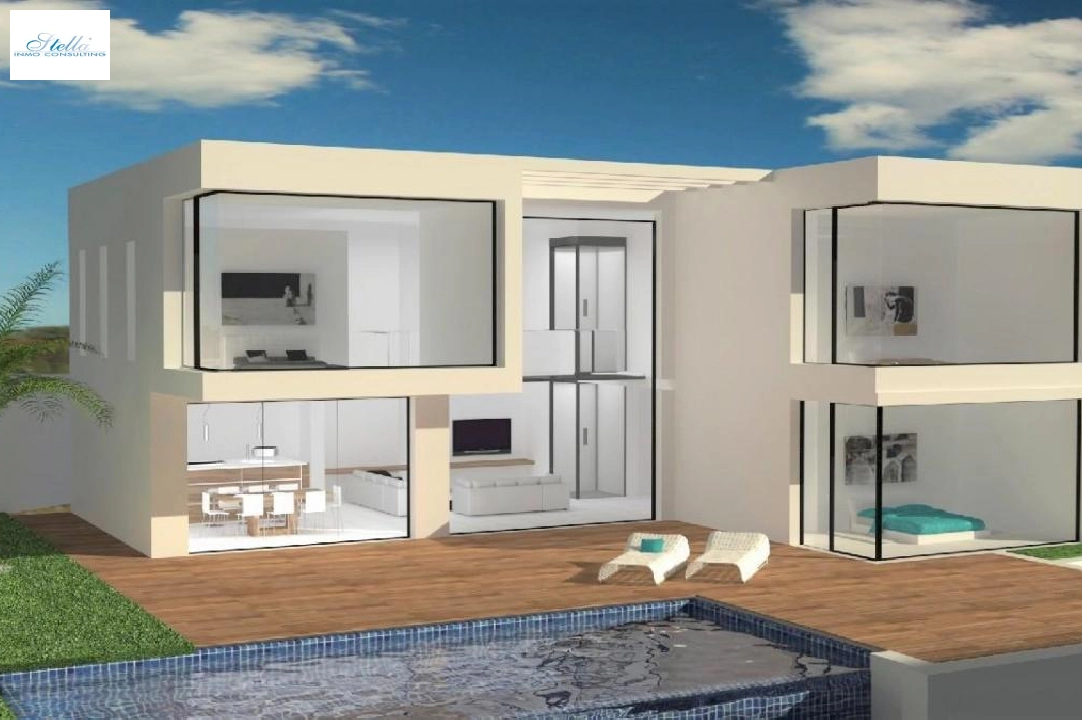 Villa in Benissa zu verkaufen, Wohnfläche 250 m², Grundstück 1056 m², 4 Schlafzimmer, 3 Badezimmer, Pool, ref.: COB-3096-1
