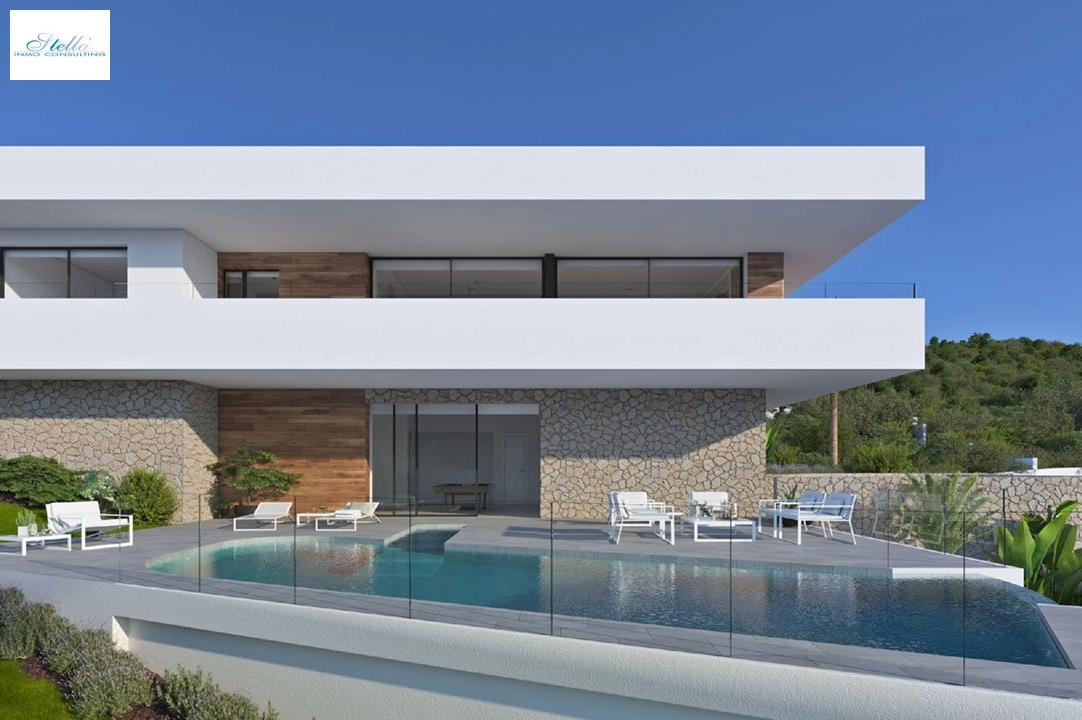 Villa in Cumbre del Sol zu verkaufen, Wohnfläche 613 m², Zustand Erstbezug, Klimaanlage, Grundstück 963 m², 3 Schlafzimmer, 2 Badezimmer, Pool, ref.: HA-CDN-200-E07-3