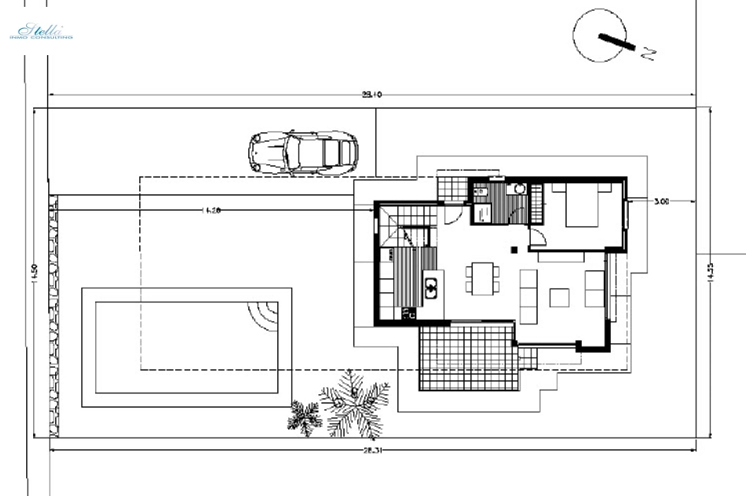 Villa in Denia-La Sella zu verkaufen, Wohnfläche 150 m², Klimaanlage, Grundstück 326 m², 3 Schlafzimmer, 2 Badezimmer, ref.: BP-3422SEL-3