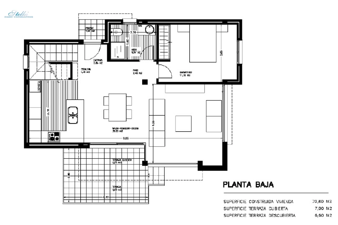 Villa in Denia-La Sella zu verkaufen, Wohnfläche 150 m², Klimaanlage, Grundstück 326 m², 3 Schlafzimmer, 2 Badezimmer, ref.: BP-3422SEL-4