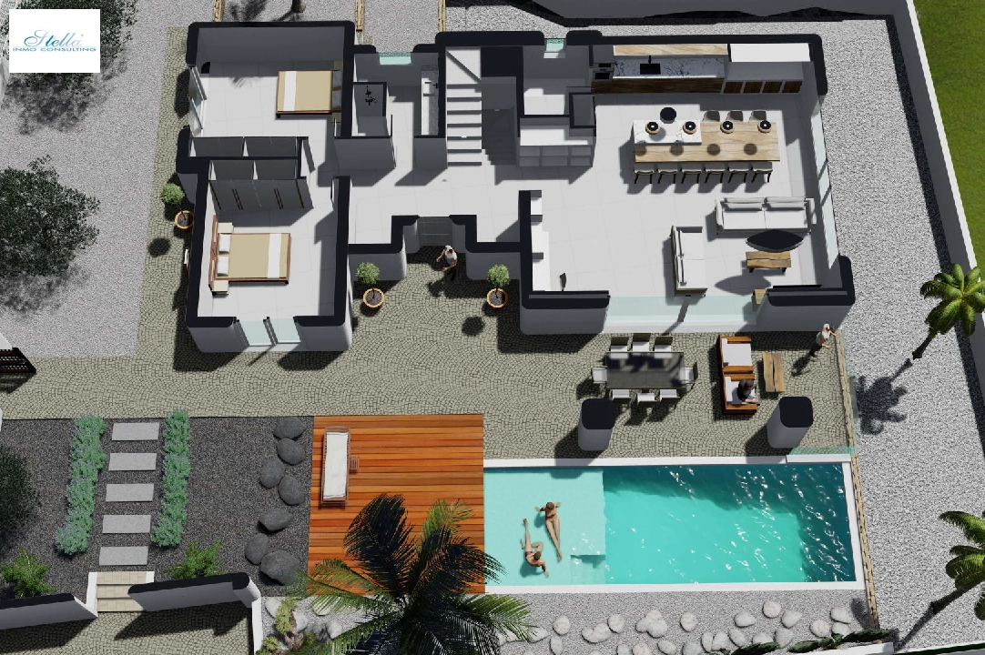 Villa in Benidorm(La Nucia) zu verkaufen, Wohnfläche 387 m², Grundstück 603 m², 3 Schlafzimmer, 2 Badezimmer, ref.: BP-3429NUC-27