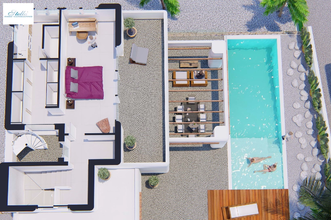 Villa in Benidorm(La Nucia) zu verkaufen, Wohnfläche 387 m², Grundstück 603 m², 3 Schlafzimmer, 2 Badezimmer, ref.: BP-3429NUC-31