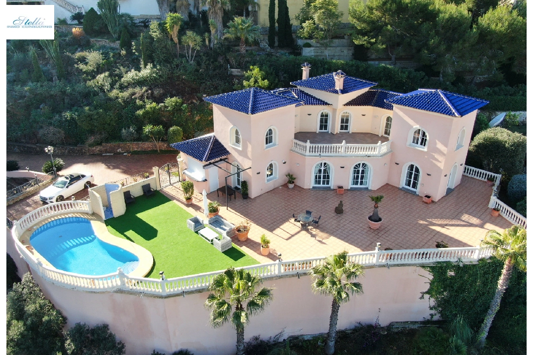 Villa in Pedreguer zu verkaufen, Wohnfläche 332 m², Klimaanlage, Grundstück 1300 m², 5 Schlafzimmer, 4 Badezimmer, Pool, ref.: BS-3974725-1