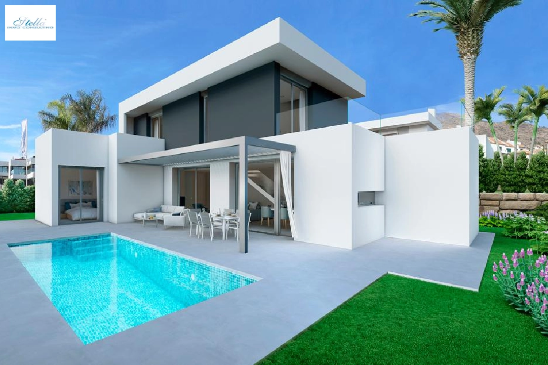 Villa in Finestrat zu verkaufen, Wohnfläche 177 m², Grundstück 600 m², 3 Schlafzimmer, 3 Badezimmer, Pool, ref.: COB-3182-1