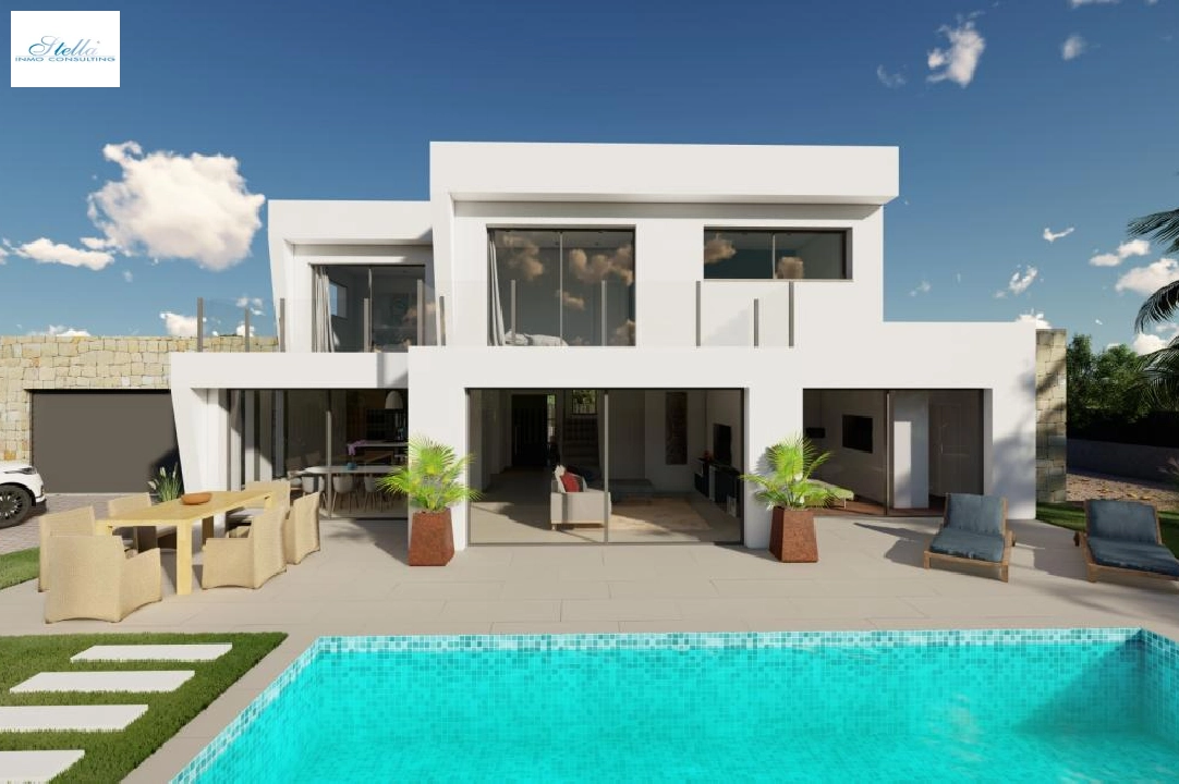 Villa in Calpe zu verkaufen, Wohnfläche 242 m², Grundstück 887 m², 4 Schlafzimmer, 3 Badezimmer, Pool, ref.: COB-2875-1