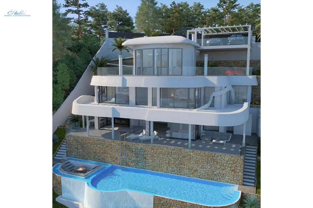 Villa in Altea Hills zu verkaufen, Wohnfläche 224 m², Grundstück 815 m², 4 Schlafzimmer, 6 Badezimmer, Pool, ref.: COB-3124-1