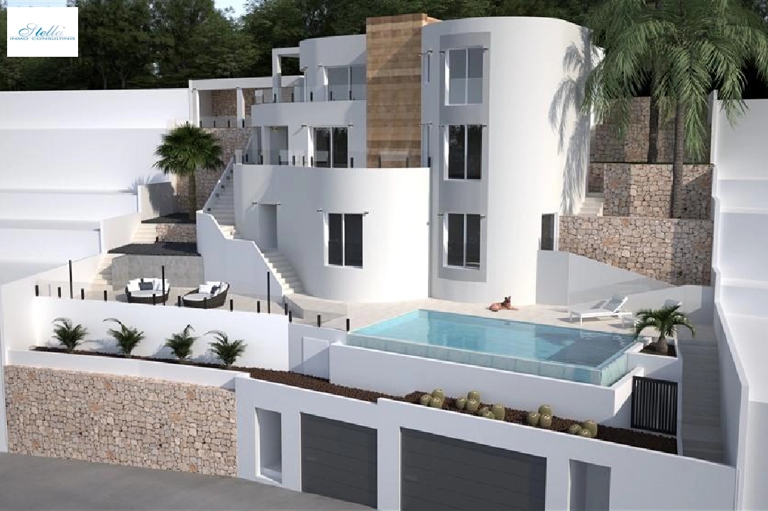 Villa in Benissa zu verkaufen, Grundstück 628 m², 4 Schlafzimmer, 5 Badezimmer, Pool, ref.: COB-3103-2