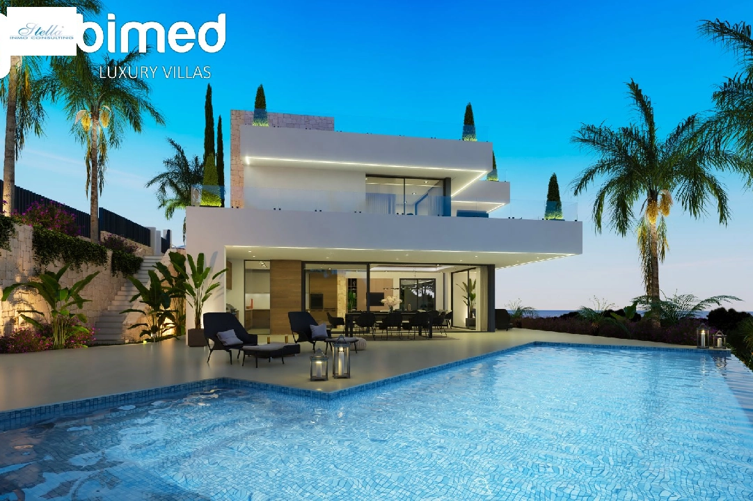 Villa in Denia zu verkaufen, Wohnfläche 734 m², Klimaanlage, Grundstück 2 m², 5 Schlafzimmer, 7 Badezimmer, Pool, ref.: UM-UV-IPANEMA-1