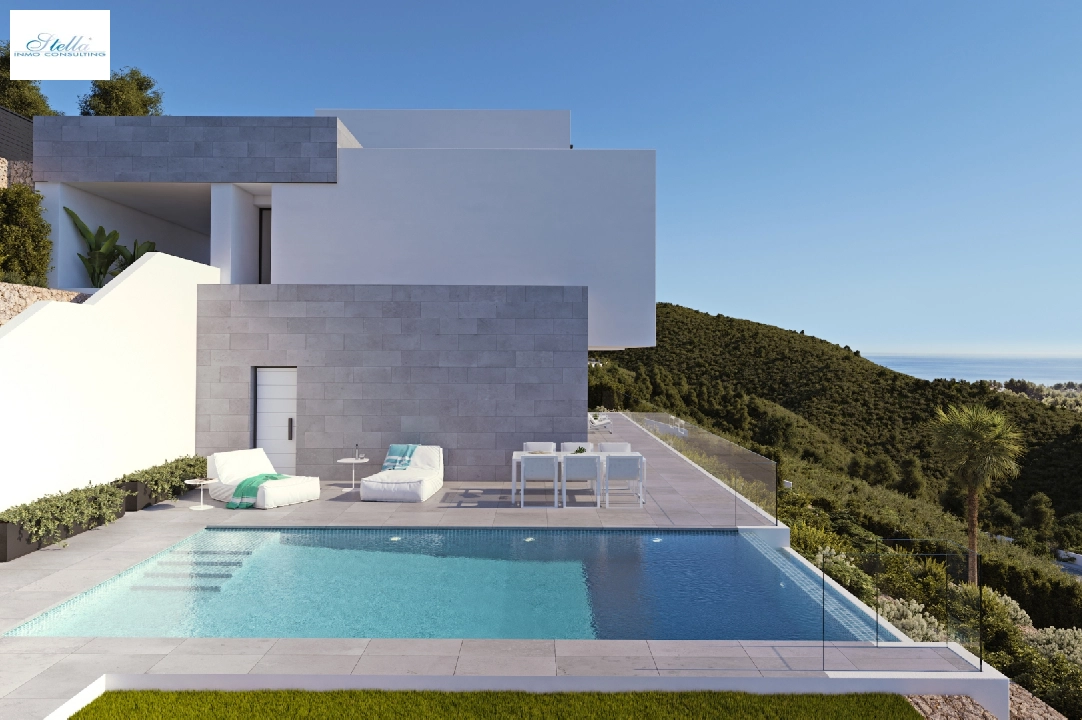 Villa in Altea(Azure Altea Homes II) zu verkaufen, Grundstück 957 m², Pool, ref.: VA-HB221-2