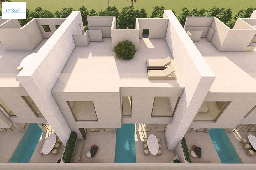 Reihenhaus in Formentera del Segura zu verkaufen, Wohnfläche 217 m², Zustand Erstbezug, Klimaanlage, Grundstück 175 m², 3 Schlafzimmer, 2 Badezimmer, Pool, ref.: HA-FRN-131-R01-10