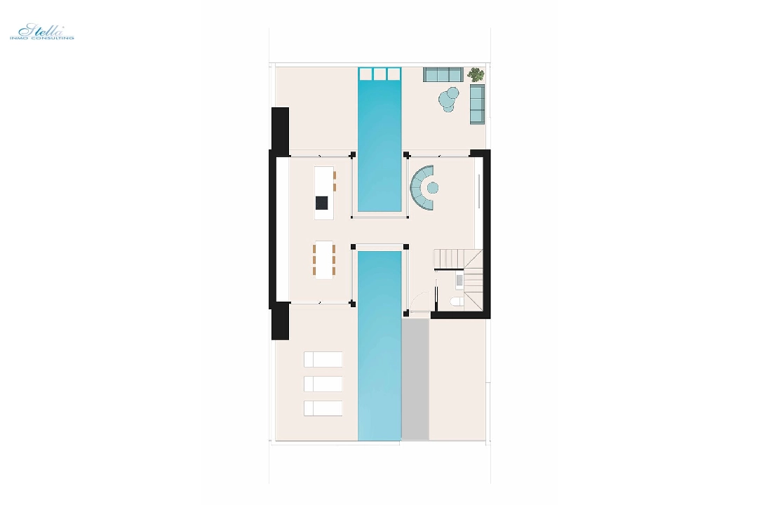 Reihenhaus in Formentera del Segura zu verkaufen, Wohnfläche 217 m², Zustand Erstbezug, Klimaanlage, Grundstück 175 m², 3 Schlafzimmer, 2 Badezimmer, Pool, ref.: HA-FRN-131-R01-11