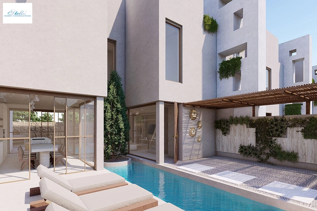 Reihenhaus in Formentera del Segura zu verkaufen, Wohnfläche 217 m², Zustand Erstbezug, Klimaanlage, Grundstück 175 m², 3 Schlafzimmer, 2 Badezimmer, Pool, ref.: HA-FRN-131-R01-2