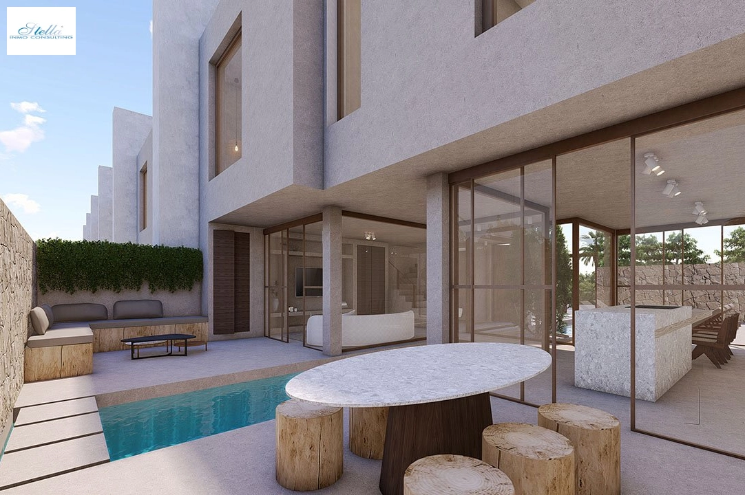 Reihenhaus in Formentera del Segura zu verkaufen, Wohnfläche 217 m², Zustand Erstbezug, Klimaanlage, Grundstück 175 m², 3 Schlafzimmer, 2 Badezimmer, Pool, ref.: HA-FRN-131-R01-3