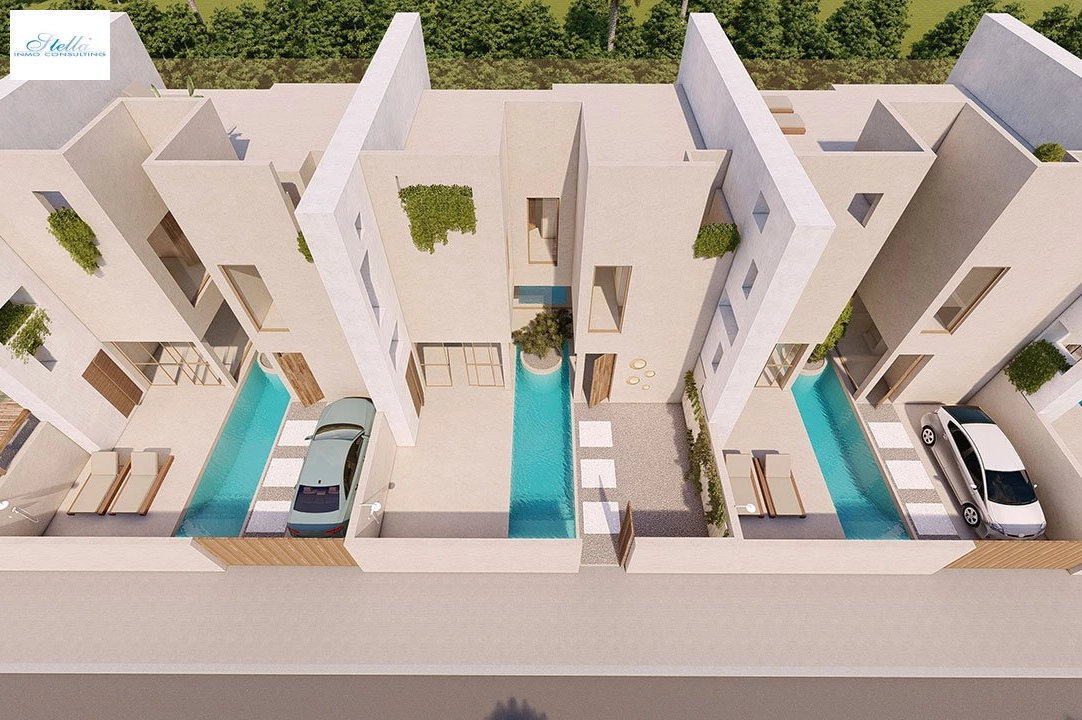 Reihenhaus in Formentera del Segura zu verkaufen, Wohnfläche 217 m², Zustand Erstbezug, Klimaanlage, Grundstück 175 m², 3 Schlafzimmer, 2 Badezimmer, Pool, ref.: HA-FRN-131-R01-9