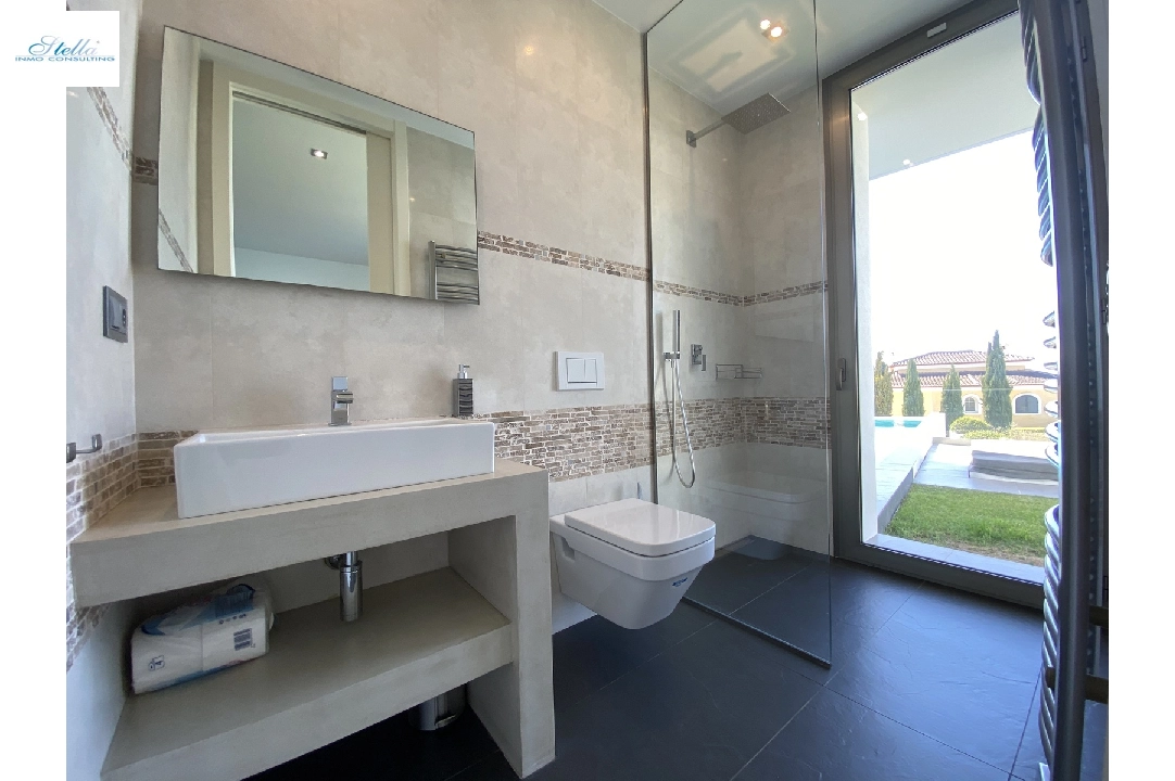Villa in Moraira zu verkaufen, Wohnfläche 410 m², Baujahr 2014, Zustand gepflegt, + Fussbodenheizung, Klimaanlage, Grundstück 1150 m², 4 Schlafzimmer, 4 Badezimmer, Pool, ref.: AS-2422-18
