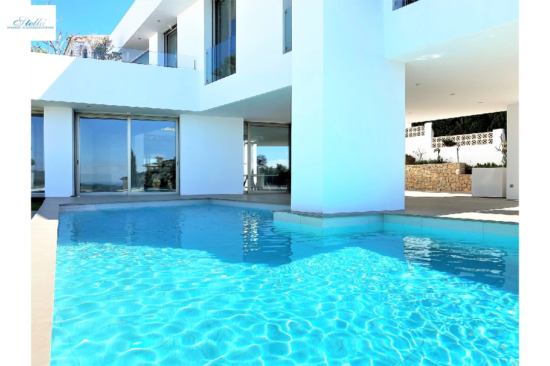 Villa in Moraira zu verkaufen, Wohnfläche 410 m², Baujahr 2014, Zustand gepflegt, + Fussbodenheizung, Klimaanlage, Grundstück 1150 m², 4 Schlafzimmer, 4 Badezimmer, Pool, ref.: AS-2422-3