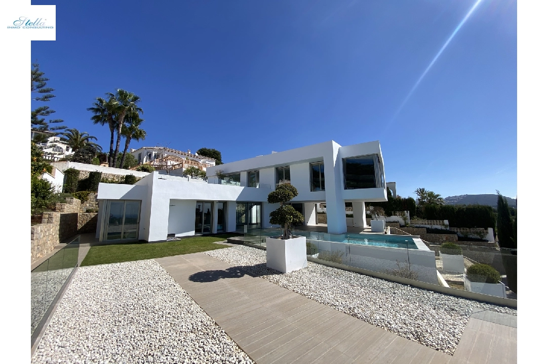 Villa in Moraira zu verkaufen, Wohnfläche 410 m², Baujahr 2014, Zustand gepflegt, + Fussbodenheizung, Klimaanlage, Grundstück 1150 m², 4 Schlafzimmer, 4 Badezimmer, Pool, ref.: AS-2422-5