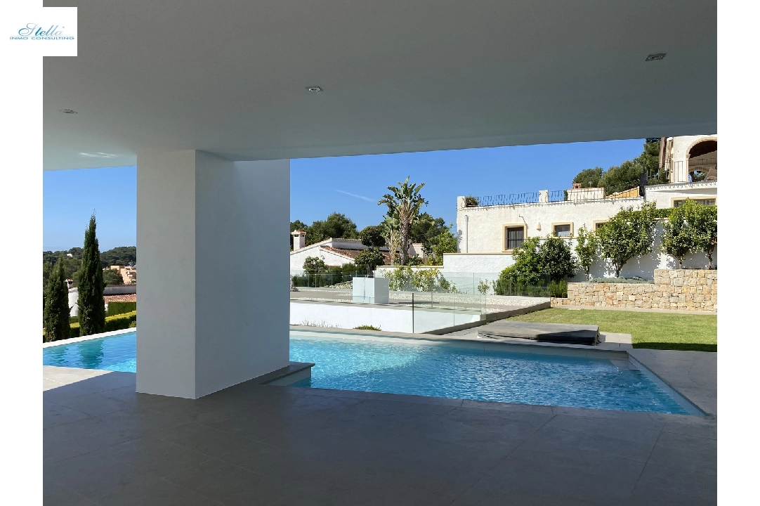 Villa in Moraira zu verkaufen, Wohnfläche 410 m², Baujahr 2014, Zustand gepflegt, + Fussbodenheizung, Klimaanlage, Grundstück 1150 m², 4 Schlafzimmer, 4 Badezimmer, Pool, ref.: AS-2422-6
