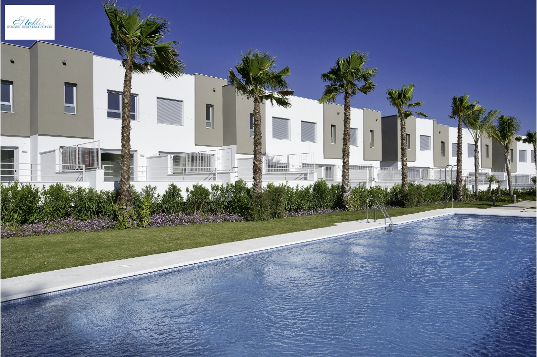 Stadthaus in Estepona(Estepona Golf) zu verkaufen, Wohnfläche 225 m², Grundstück 272 m², 3 Schlafzimmer, 3 Badezimmer, Pool, ref.: TW-GREEN-GOLF-30-1