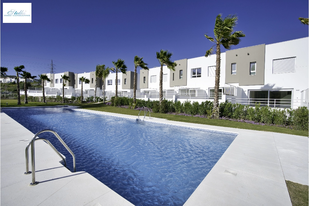 Stadthaus in Estepona(Estepona Golf) zu verkaufen, Wohnfläche 225 m², Grundstück 272 m², 3 Schlafzimmer, 3 Badezimmer, Pool, ref.: TW-GREEN-GOLF-30-2
