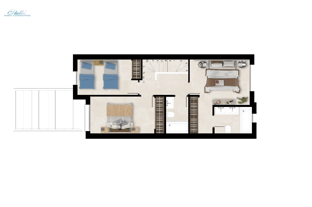 Stadthaus in Estepona(Estepona Golf) zu verkaufen, Wohnfläche 225 m², Grundstück 272 m², 3 Schlafzimmer, 3 Badezimmer, Pool, ref.: TW-GREEN-GOLF-30-25